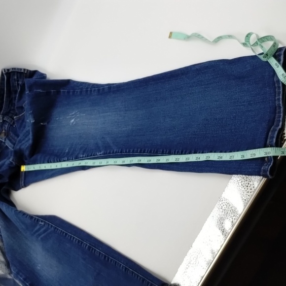 Universal Thread Skinny Midrise Bootcut Denim Jeans Size 10/30R Distressed - Picture 8 of 13